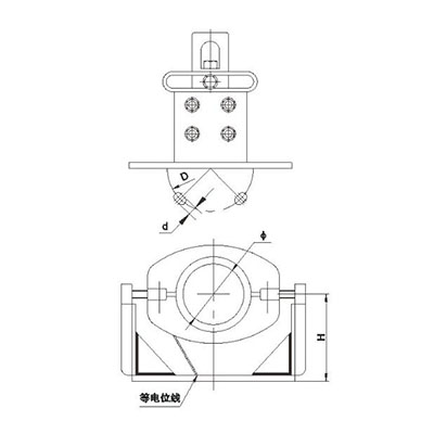 MGGH-Z型固定金具（滑动支撑）