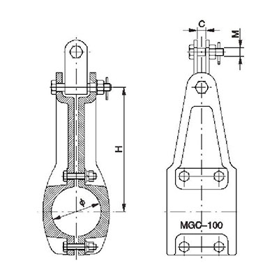 MGC-B型管母线悬挂金具（长型）